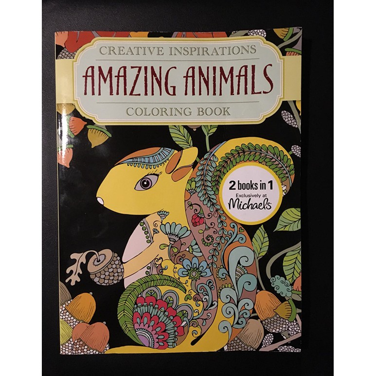 Amazing Animals Coloring Book Printed In The USA