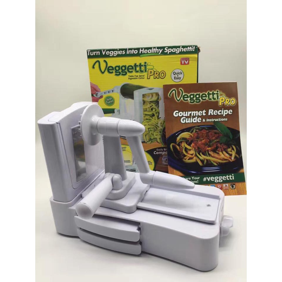 Veggetti Pro Tabletop Spiralizer Vegetable Cutter Shopee Philippines